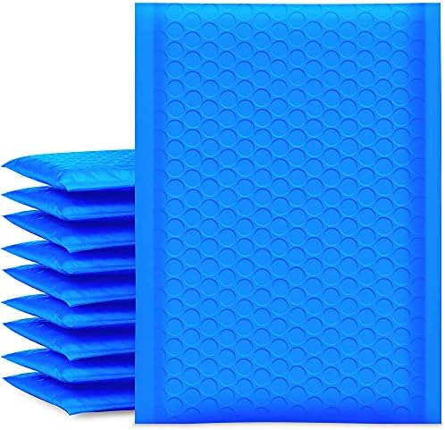 UCGOU Bubble Mailers 6x10 Inch Blue 25 Pack Poly Padded Envelopes Small Business Mailing Packages Opaque Self Seal Adhesive Waterproof Boutique Shipping Bags for Jewelry Makeup Supplies #0