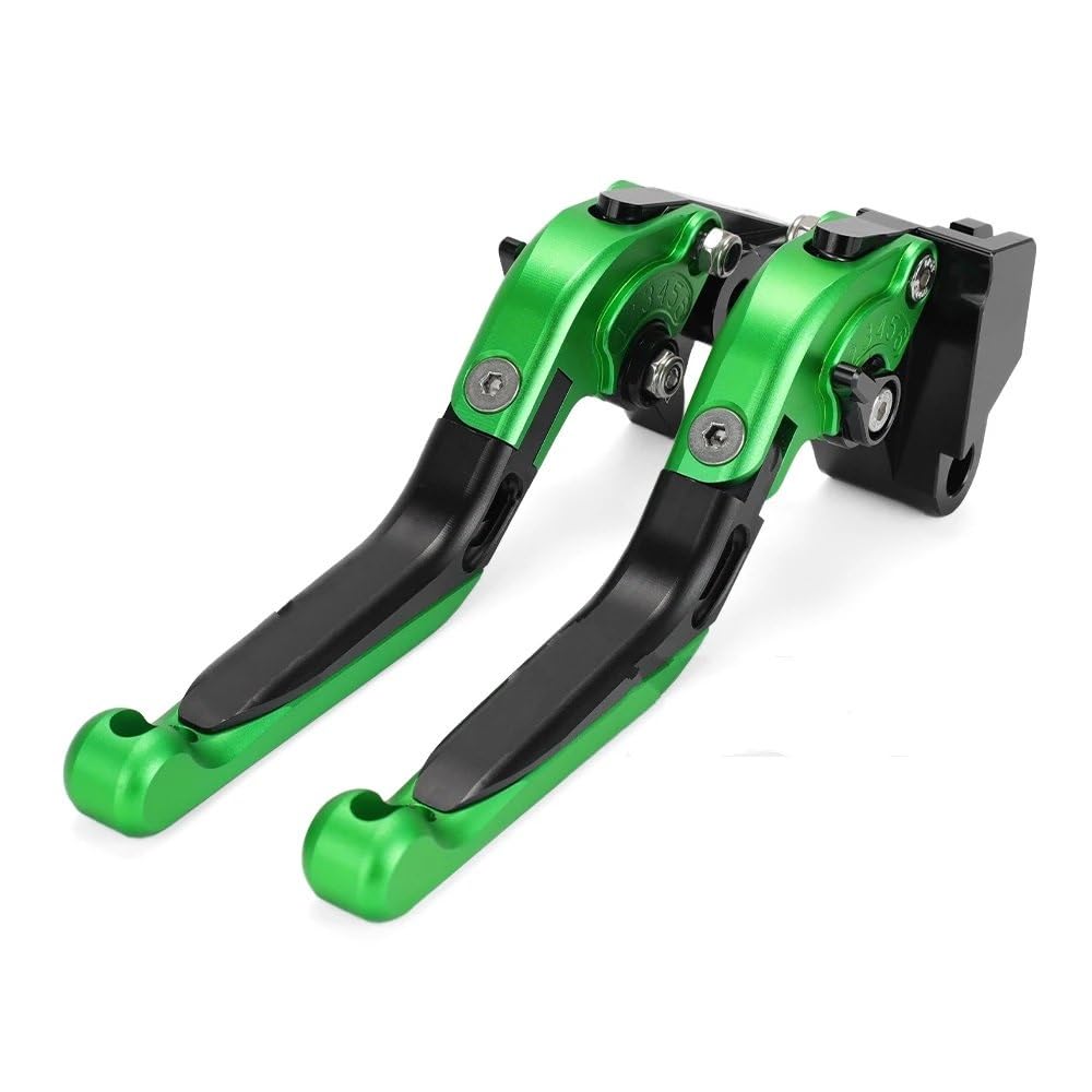 Zhannuobhd Green Brake Clutch Lever For Kawasaki For Z900 For Z900rs For Z900se Folding Clutch Brake Lever Motorcycle Adjustable Extendable Handlebar Lever(Green)