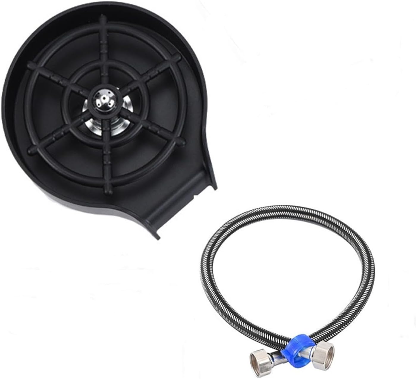 Automatic Glass Rinser for Bar & Kitchen - Washer Cleaner for Beer, Wine, Milk Tea Cups, Mugs(B)