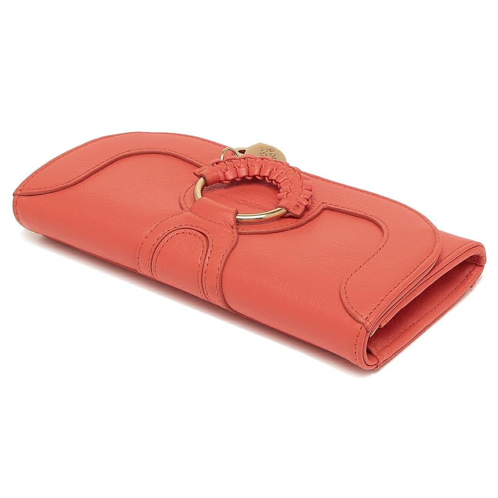 Chloé オレンジレザー長財布 Chloe クロエ ロングレザーウォレット 長財布 オレンジ