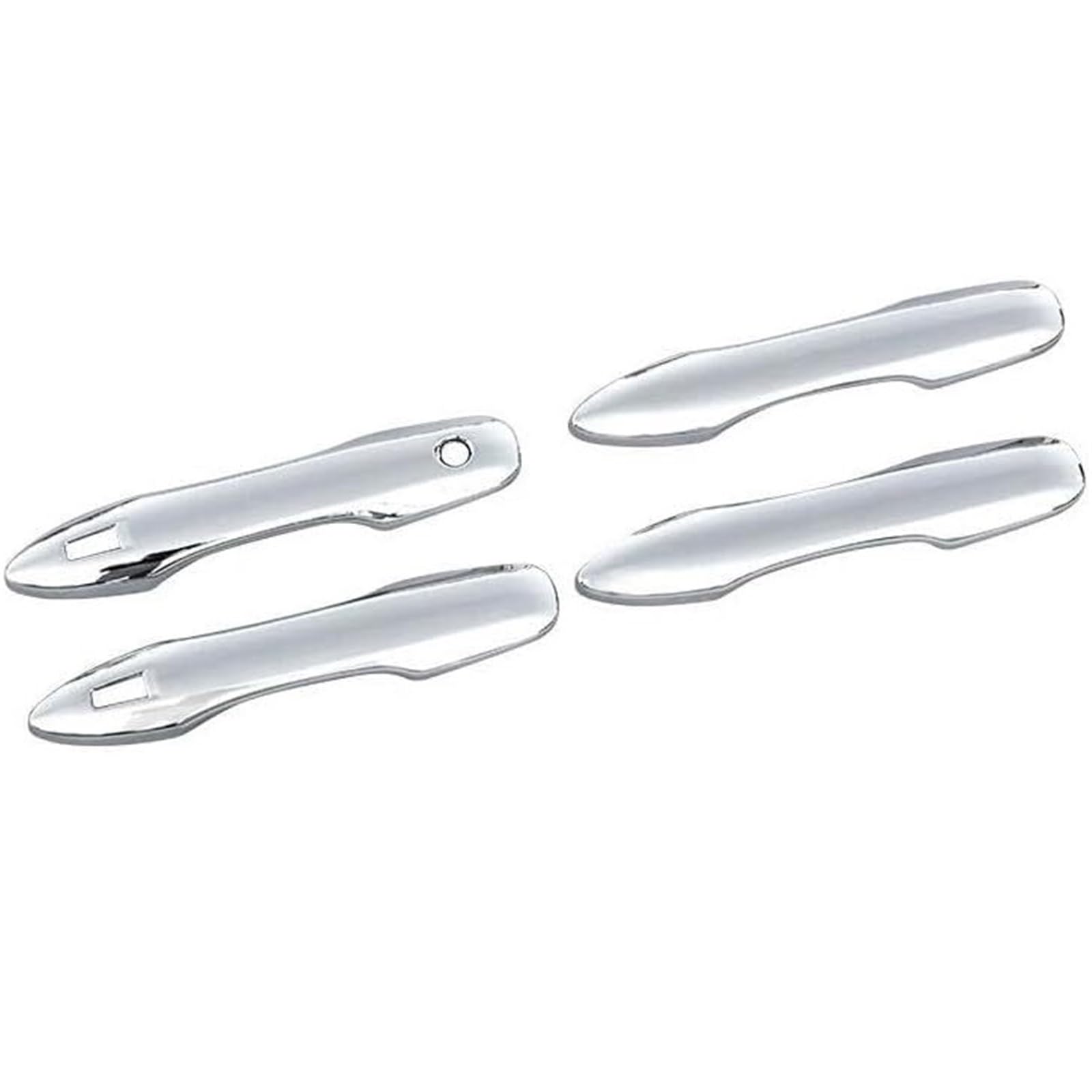 Glymzoi Car Exterior Door Handles Car Left Exterior Door Handle for Corolla E210 2019-2024 ABS Carbon Door Handle Bowl(Styles1 Silver)