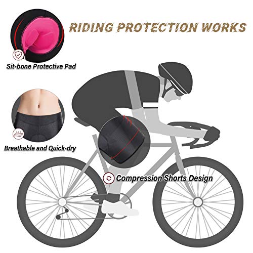 image for CYCWEAR Cycling Underwear Shorts Women's 3D Padded Bicycle Bike Riding