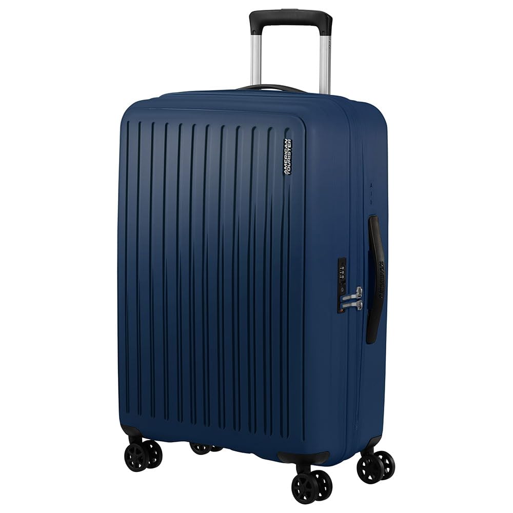 American Tourister Sac à roulettes rigide, taille M, en polypropylène, robuste et résistant aux rayures. Très pratique et super léger, dispose de deux grands compartiments, d'un séparateur dans le