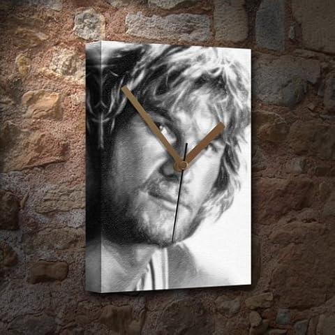 PATRICK SWAYZE - Canvas Clock (A4 - Signed by the Artist) #js004 Cover