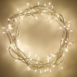 Lights4fun Lichtsnoer, 100 stuks, warmwit