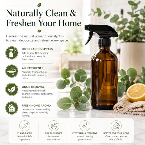 Aceite Esencial de Eucalipto 59 ml Envase Ámbar miniatura 6