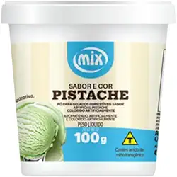 Base para Sorvete sabor Pistache 100g Mix