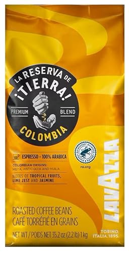 Lavazza Tierra Colombia 100% Arabica Coffee Beans 1 kg (Pack of 1)