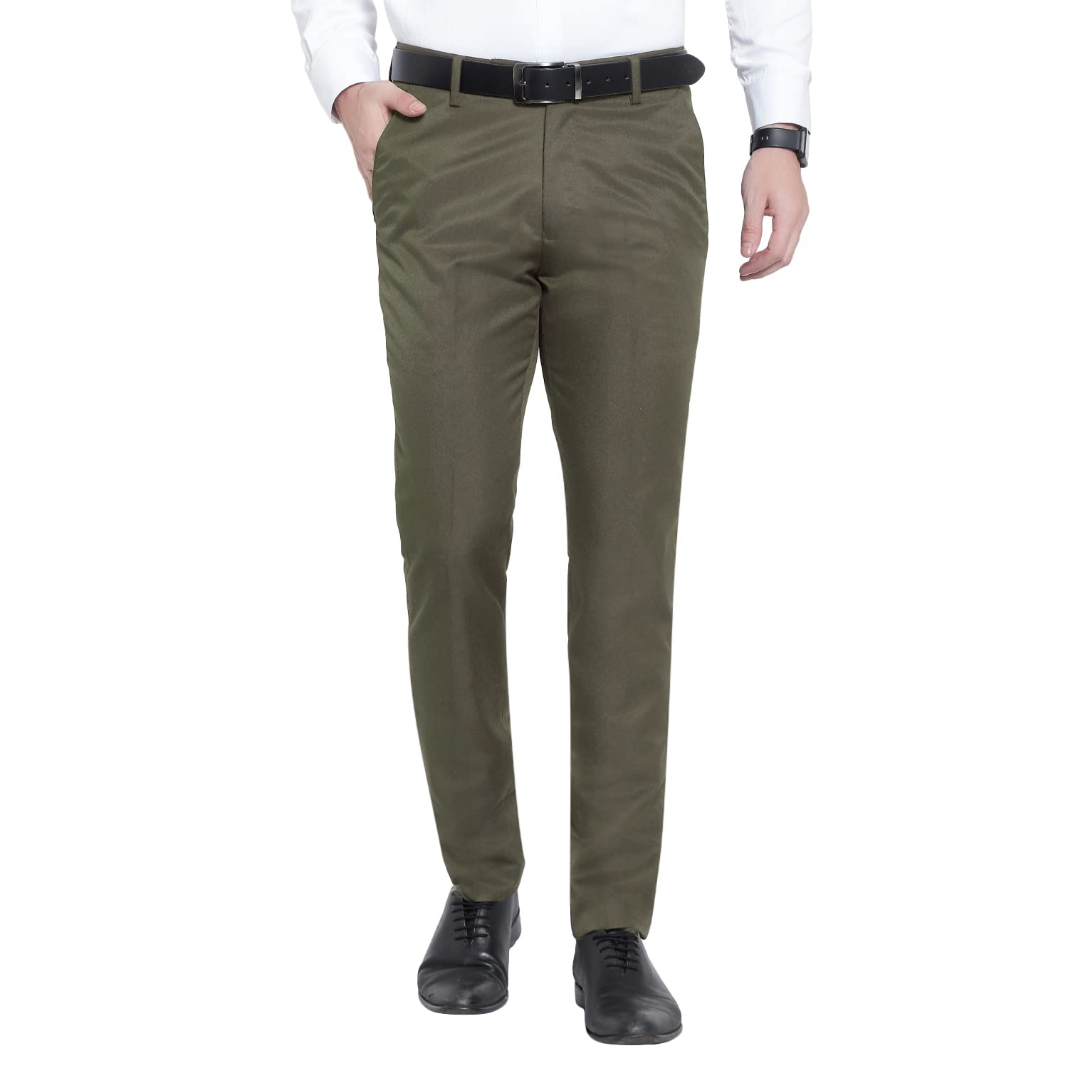 D novo Men's Regular Formal Trouser | Stylish Fit Men Wear Pants for Office or Party | Men's Fashion Dress Trousers Pant