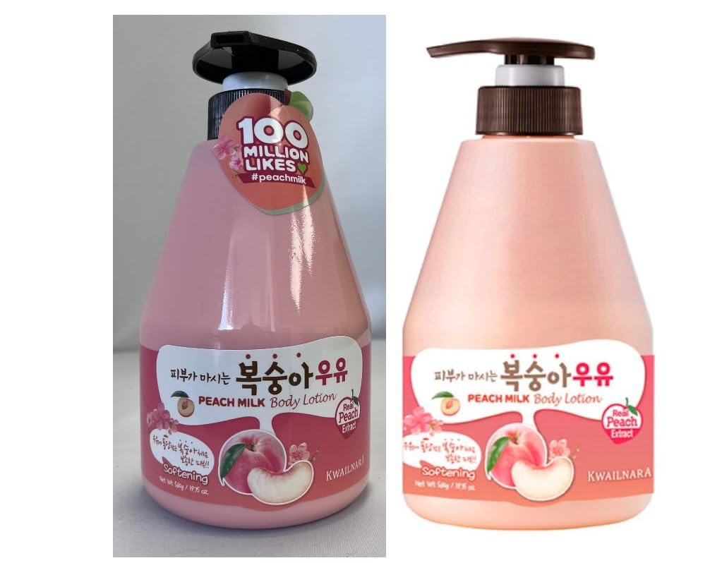 KWAILNARA Peach Milk Softening Body Lotion 560g - Hydrating & Nourishing Korean Skincare for Smooth Soft, Glowing Skin - Image 4