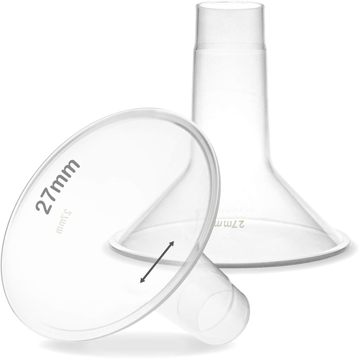 27mm Flange Compatible with Medela Breast Pump Parts Replace 27mm Medela Flange Accessories Compatible with Pump in Style Parts Symphony Swing Harmony Work with Personalfit Flex