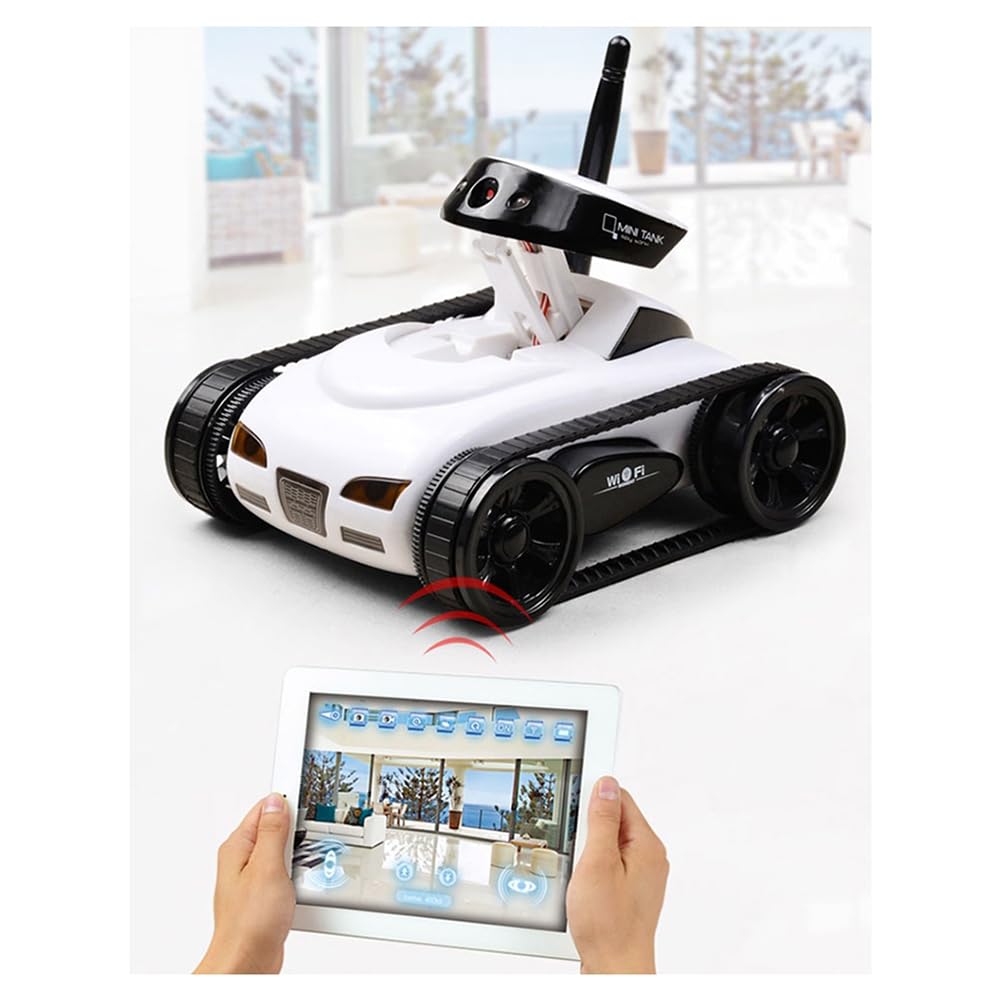 Cámara RC Tanque FPV WiFi Calidad en Tiempo Real Mini RC Coche Cámara HD Video Control Remoto Robot