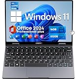 CHUWI 2in1 ノートパソコン Office 2024搭載 MiniBook X windows 11 Celeron N150 10.51インチ16G RAM+512G ROM+SSD拡張+ タッチパネル1920*1200 16:10 IPSディスプレイ最大3.6GHz ミニパソコン 軽量薄型 ノートPC 全機能Type-C+WIFI BT5.1 WIFI6 Webカメラ 無線LANキ