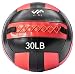 j/fit Medicine Ball, Red/Black, 30-Pound