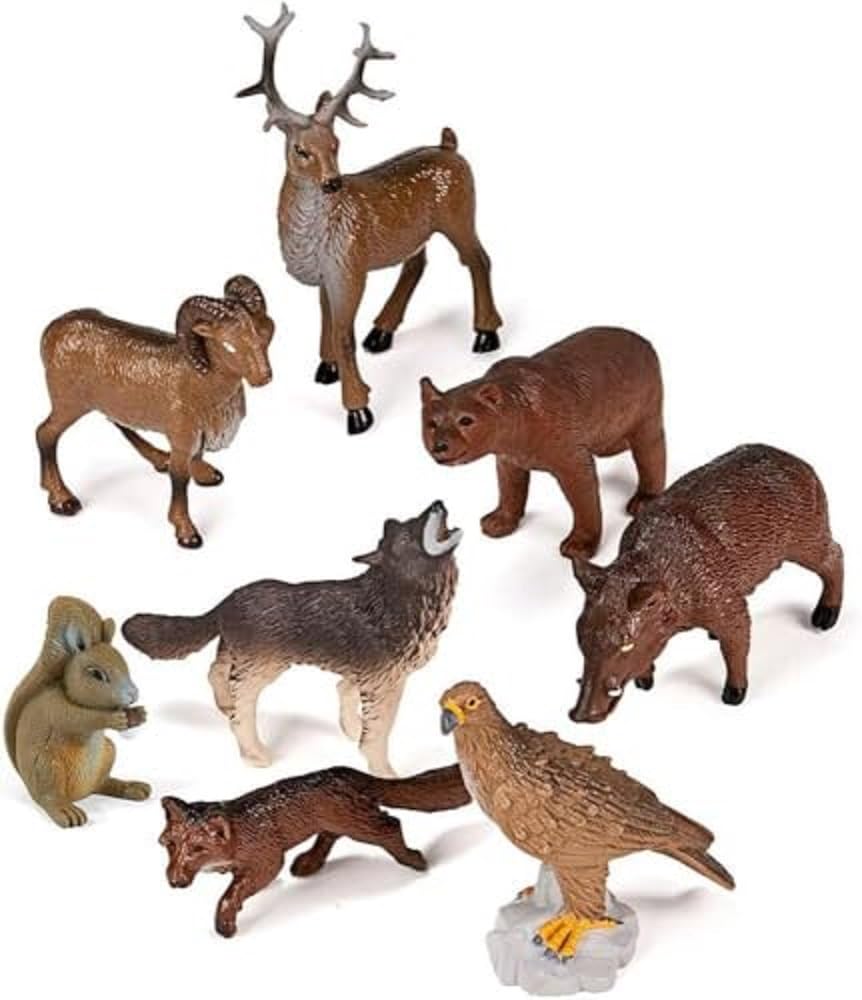 Miniland 8 Jungle Animals Figures