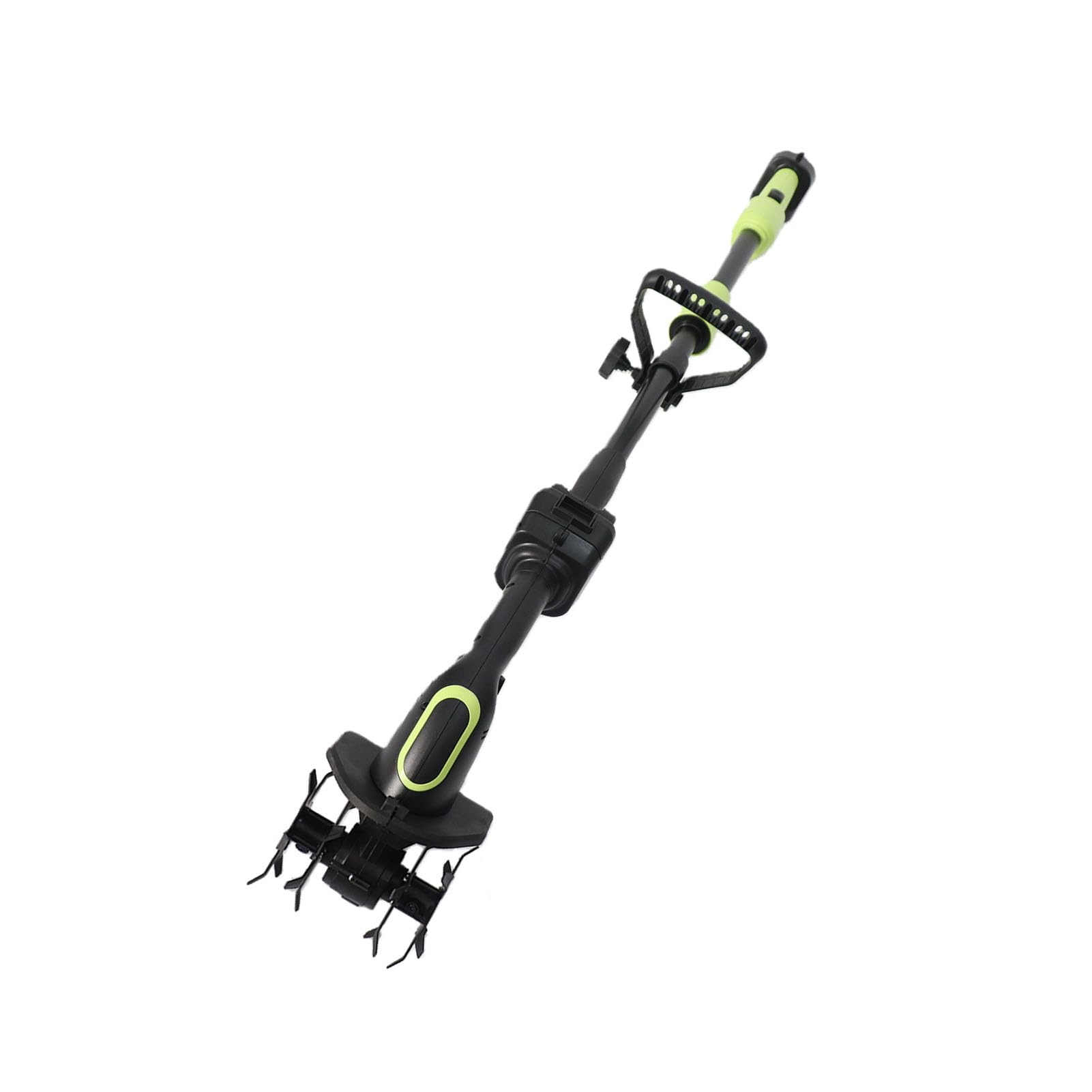 Fdit Motozappa a Batteria, Coltivatore Elettrico Senza Fili con 2 (Spina | ABS e Lame in Acciaio Al Manganese 65, Motore 235 Giri/min, Larghezza 3,9 in