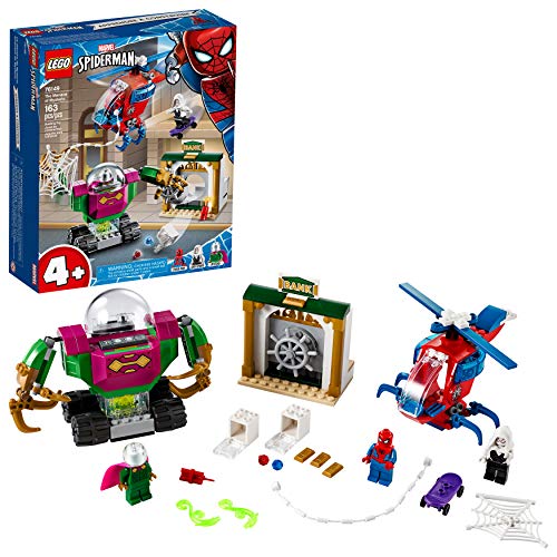 LEGO 76149 Marvel Spider-Man Superheld – Mysterios Bedrohung Hubschrauber-Set für Kinder 4+