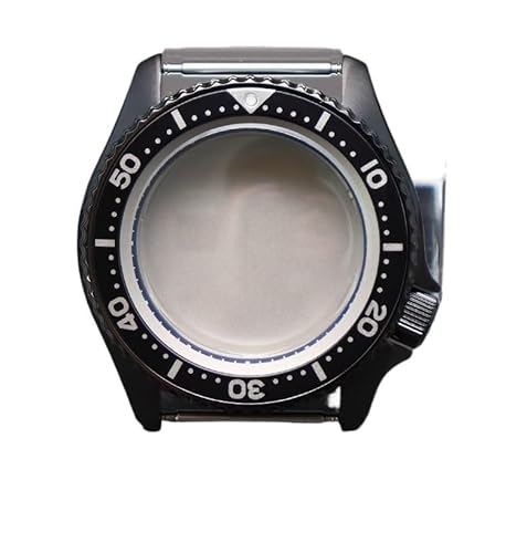 1個 42.5mm メンズ腕時計ケースガラス NH35 NH36 4R36 ムーブメント 28.5mm 文字盤 MOD SKX007 腕時計パーツ(Blue chapters 4)