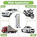 Toolwiz Universal Magnetic Camber Caster Gauge - Adjustable Wheel Alignment Tool for Car Truck RV Auto Tire Repair Automotive Silver
