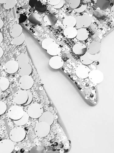 CIDER Sequin Asymmetrical Split Tube Crop Top2