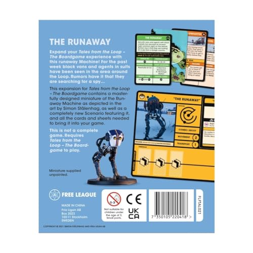 Free League Tales from The Loop Board Game - The Runaway Scenario Pack miniatura 2