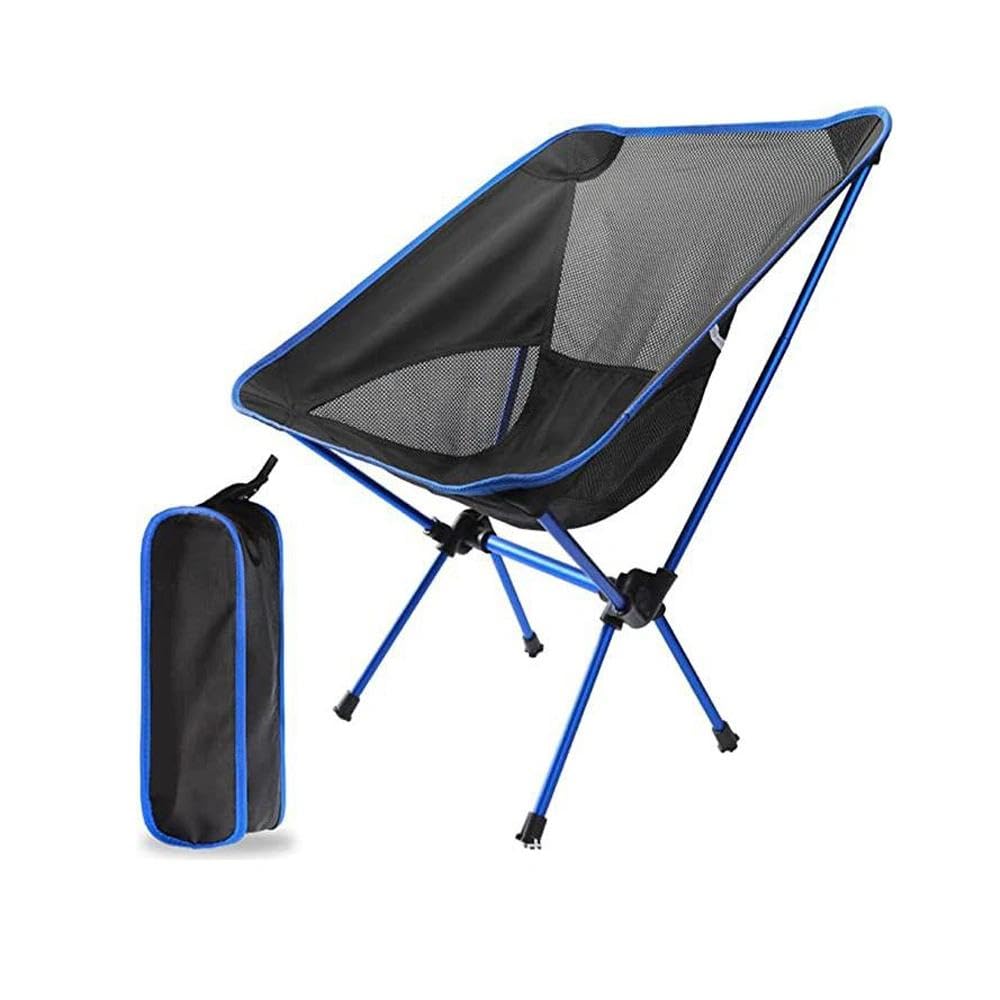 YWHWLX Folding Camping Chair Outdoor Chairs Portable Chairs for Outdoor Picnic(Dark blue)