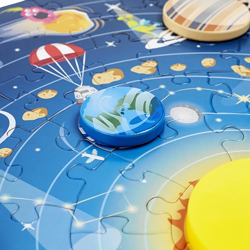 Puzzle sistema solare con led - 6