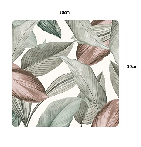 Image of Smartserve MDF Square Coasters Set, 10 * 10 cm, Set of 6