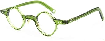 Vintage Samll Odd Acetate Eyeglass Frames Light Full Rim Unisex Hand Made B008