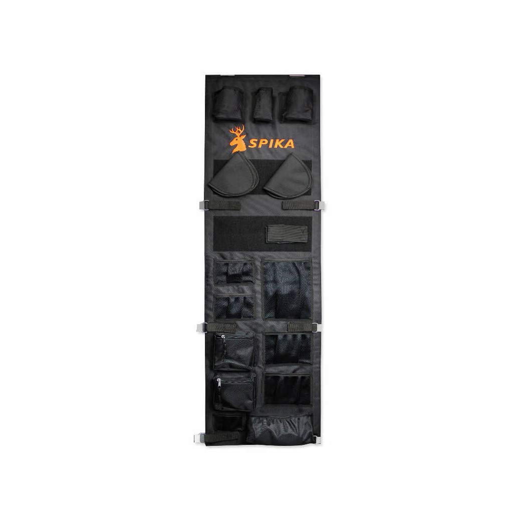 SPIKA Organiseur pour Armoires Fortes 12 Pochettes Noir Gris