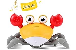 Crawly Walking Crab Baby Toy with Music Improve Baby's Ability