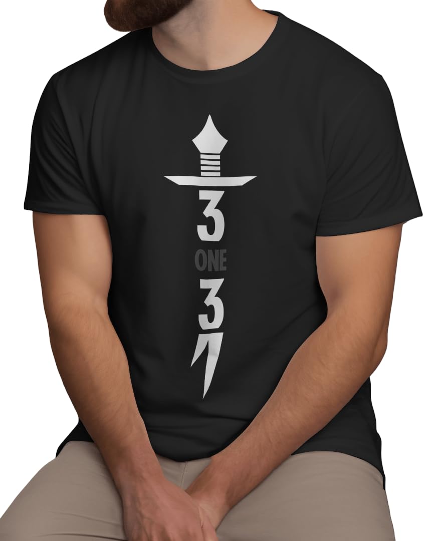BaeFikrey Kaavish-313- Regular Fit Premium Cotton Blend Tshirt. (in, Alpha, XL, Regular, Classic Black) 1
