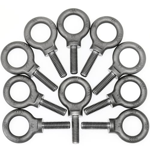 Image of Box of 10 Pcs Lifting Shoulder Eye Bolts 7 /16 inch-14 X 1-3 /8 inch