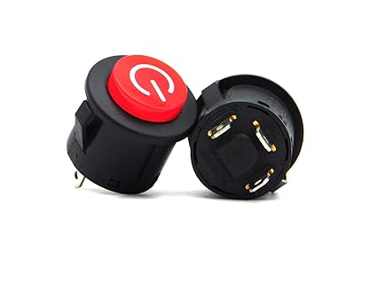 PGSA2Z Power Switch Button Start Switch Accessory For Kids Powered Ride On Car, Bike Children Electric Ride On Toys Replacement Parts