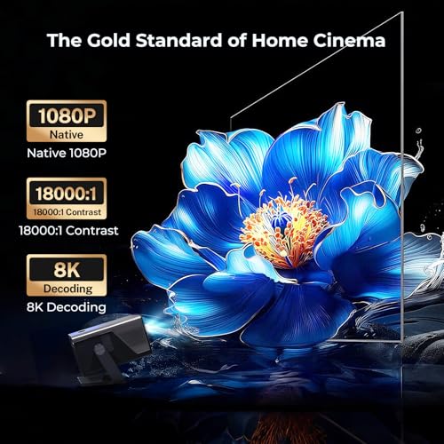 Portable Smart Projector 4K Support