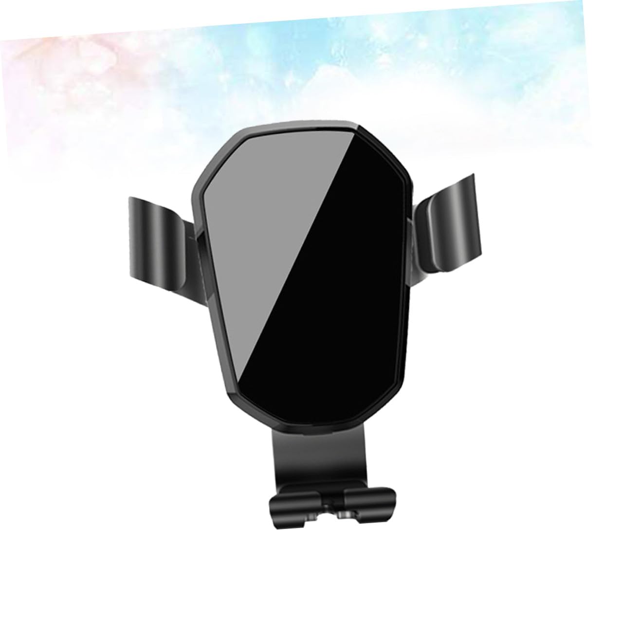 Hemobllo 3piezas Soporte De Teléfono para Coche Soporte De Aire Acondicionado Compatible La Mayoría De Smartphones Negro