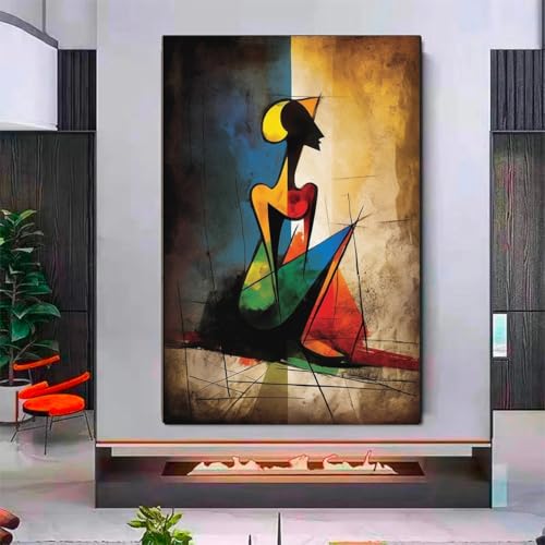 Tableau abstrait sur toile pour habiller un grand mur vide - 3