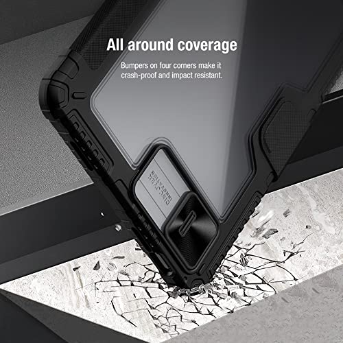 Image of Nillkin Bumper Leather Pro Flip Case Cover Compatible with Xiaomi Pad 6 /6 Pro - Blue
