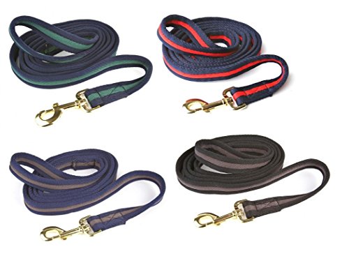 Y-H Hy Soft Webbing Lead Rein Purple Black 6′