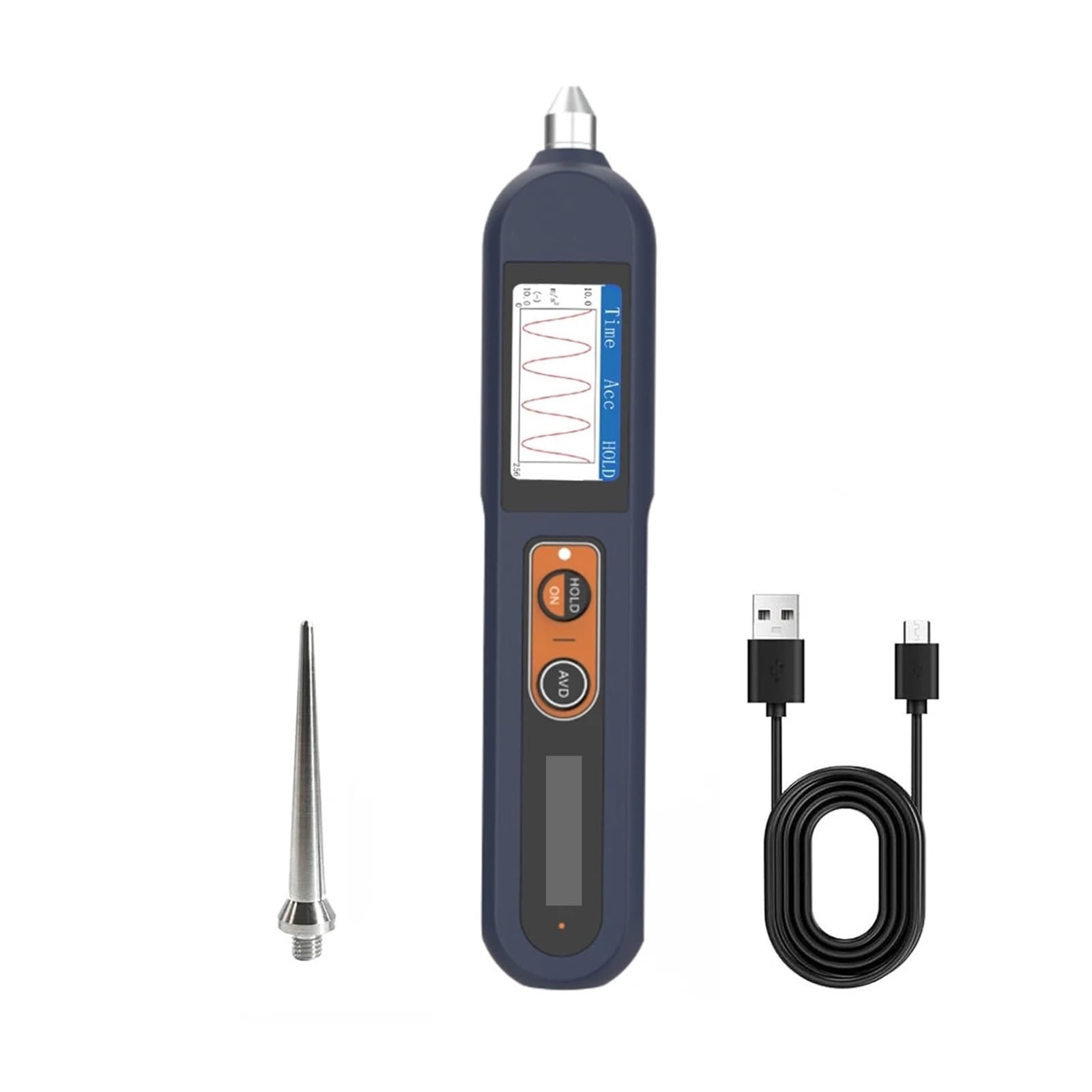 LNHHG Digital Vibration Meter Vibration Analyzer Vibration Frequency, Acceleration, Velocity, Displacement for Motors, HVAC, Engines