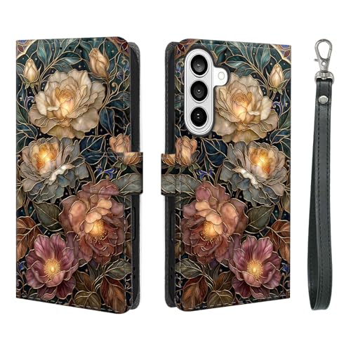 Étui antichoc Samsung S25 FE avec dragonne et blocage RFID femme