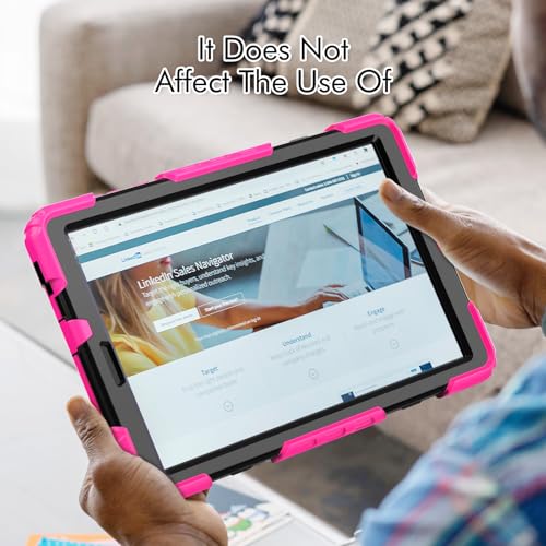 Housse rotative pour Lenovo Tab M10 HD 2e génération rose