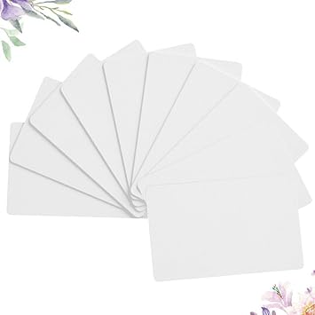 White Blank Nfc Tags Contactless Smart Cards NTAG215 10Pcs PVC