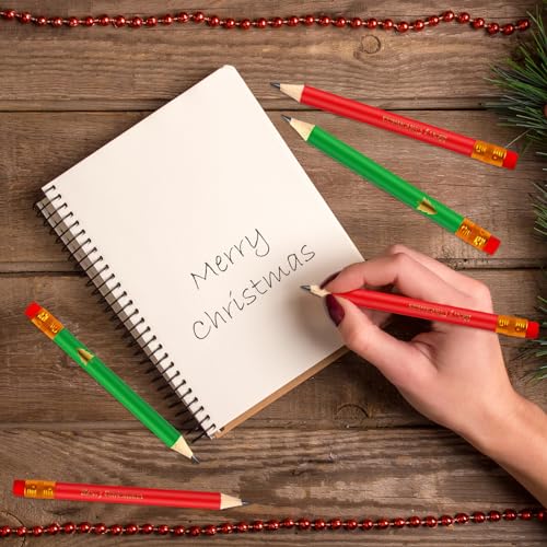 Lápices navideños de colores con goma Whaline 50 pcs miniatura 7