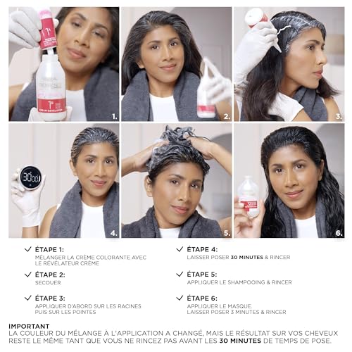 Coloration 5.3 Châtain Doré Enrichie En Acide Hyaluronique Hydratation Longue Durée Excellence Crème 'oreal Paris La Boîte - vue 10