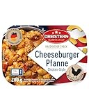 DREISTERN Cheeseburger Pfanne 280g I Mit Rindfleisch & Nudeln I Herzhaftes Fertiggericht in Mikrowellenschale I Lange Haltbarkeit dank natürlicher Konservierung I Hausmacher Qualität