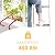DELXO Fire Escape Ladder, 2 Story Portable Emergency Escape Ladder, All New Anti-Slip Step, Easy to Deploy & Easy to Store 13 Feet Portable Fire Escape Ladder