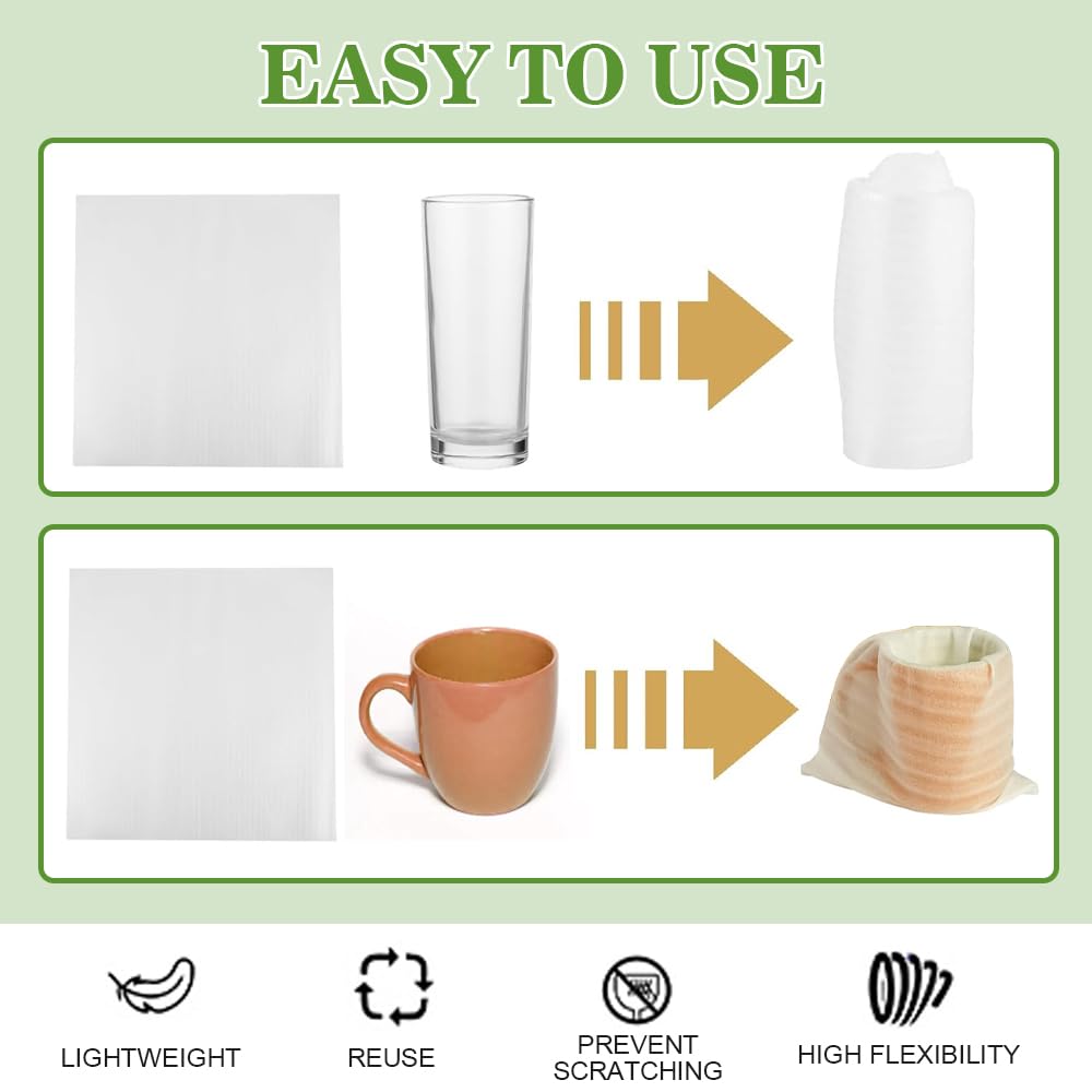 60 Sacchetti Schiuma Imballaggio 30x30cm - Buste Antiurto Per Spedizioni, Piatti E Bicchieri - Foto 8