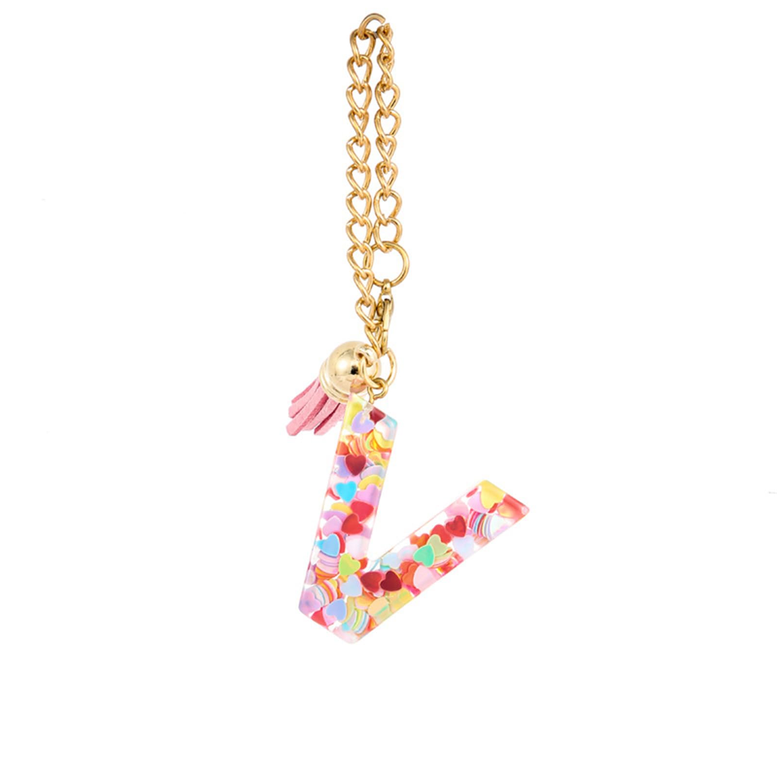 Unique Letter Charm Cup Accessories Initial Chain Cup Decoration Personalized Keychain Pendant Jewelry Water Bottle Charms