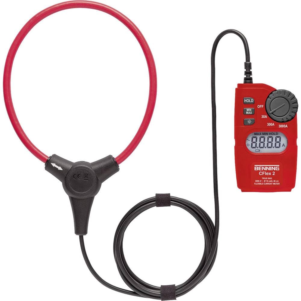 Benning 2 flessibile True-RMS CFlex AC-trasduttore con digital display, 044069